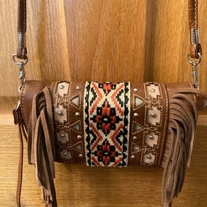 American bling Aztec style wallet. With cr…